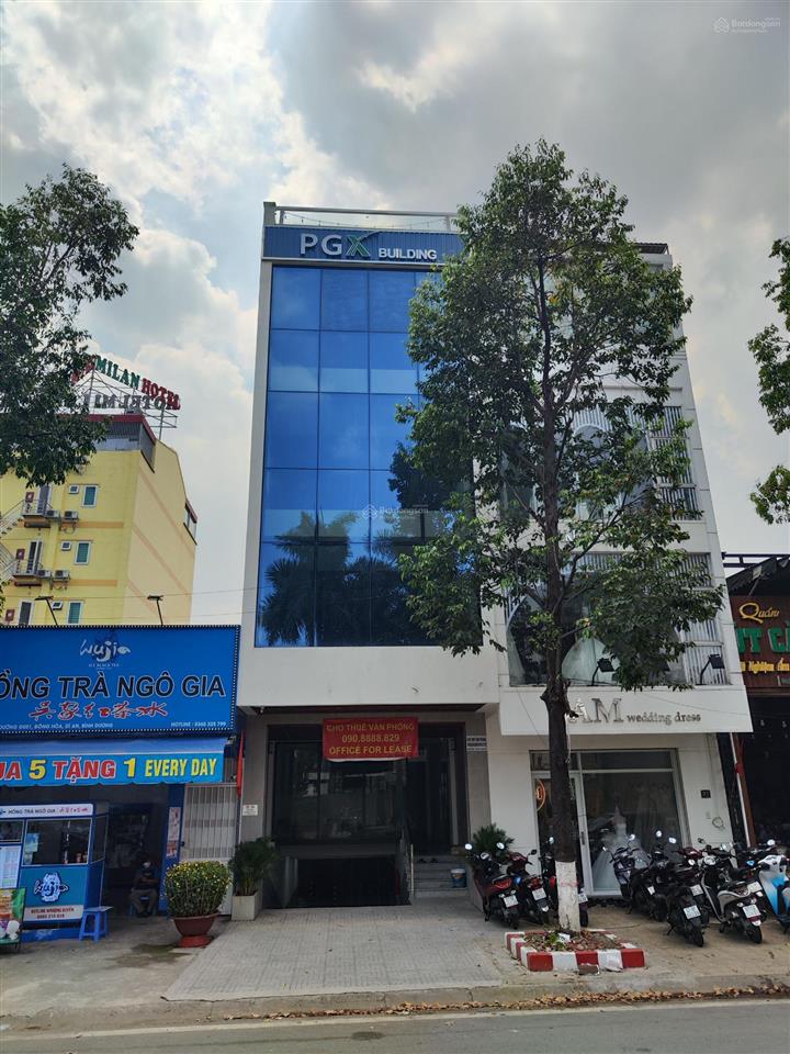 Cho thuê tòa nhà văn phòng 4 tầng vị trí đẹp đường gs1, kđt quảng trường xanh, đông hòa, dĩ an