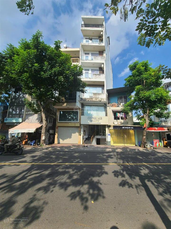 Nhà mt 665 hoàng sa quận 3  hầm + 7 tầng  giá tốt