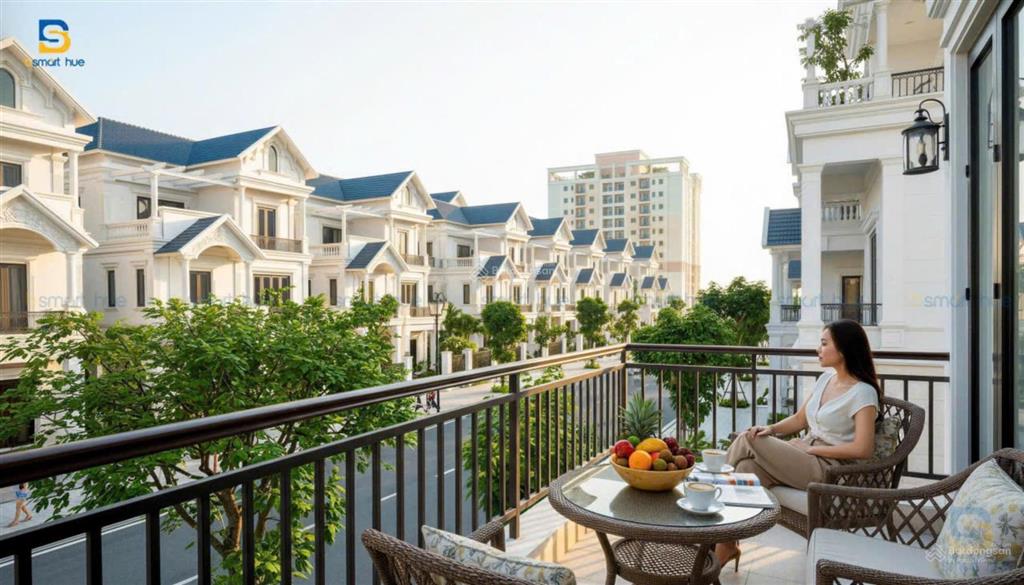 Biệt thự nghỉ dưỡng sân vườn tân cổ điển dự án phú xuân city trung tâm tp huế