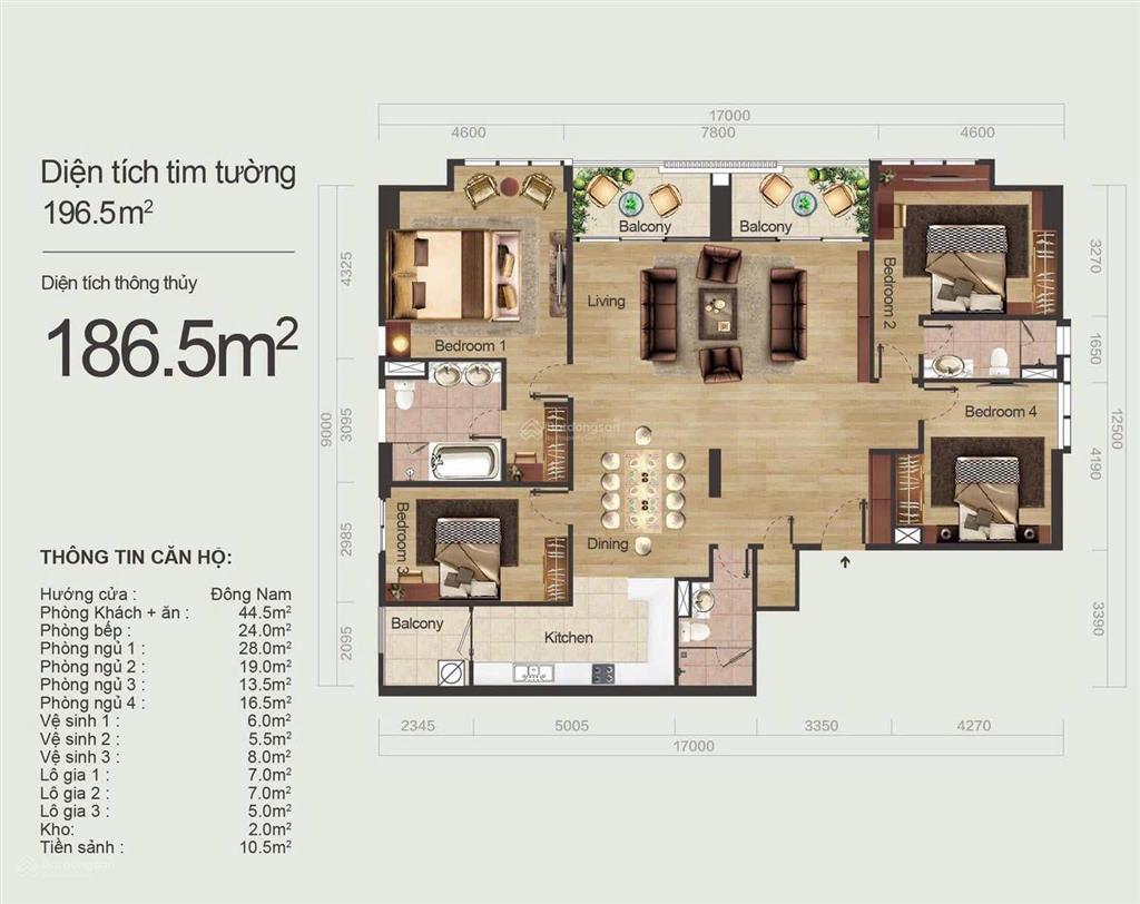 Chính chủ cần bán gấp căn 186m2 thelegend 4pn3wc. gía 22 tỷ có thương lượng