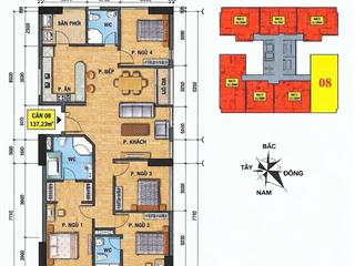 Chính chủ bán căn 137m2 4pn vp4. căn vip nhất dự án tầng cao view thoáng giá tốt