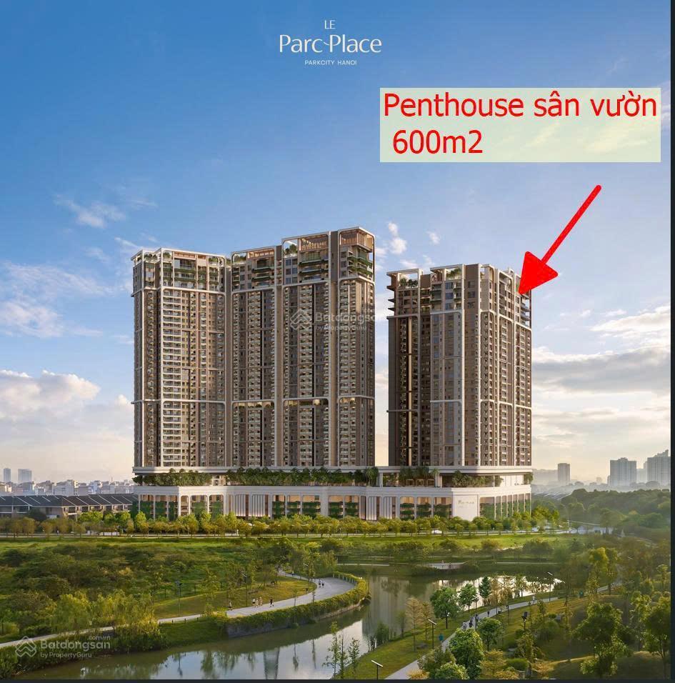 Suất ngoại giao penthouse sân vườn tòa le parc place. sân vườn 250m2, tặng 3 slot ô tô giá 69tr/m2