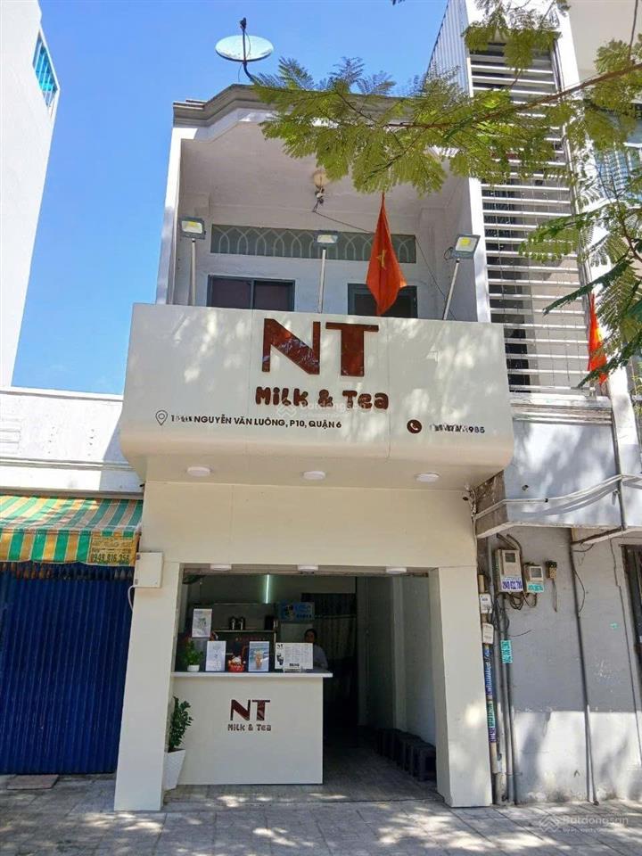 Chỉ 11,5 tỷ nhà mặt tiền nguyễn văn luông, p. bình phú, nhà nở hậu đều, 2 tầng