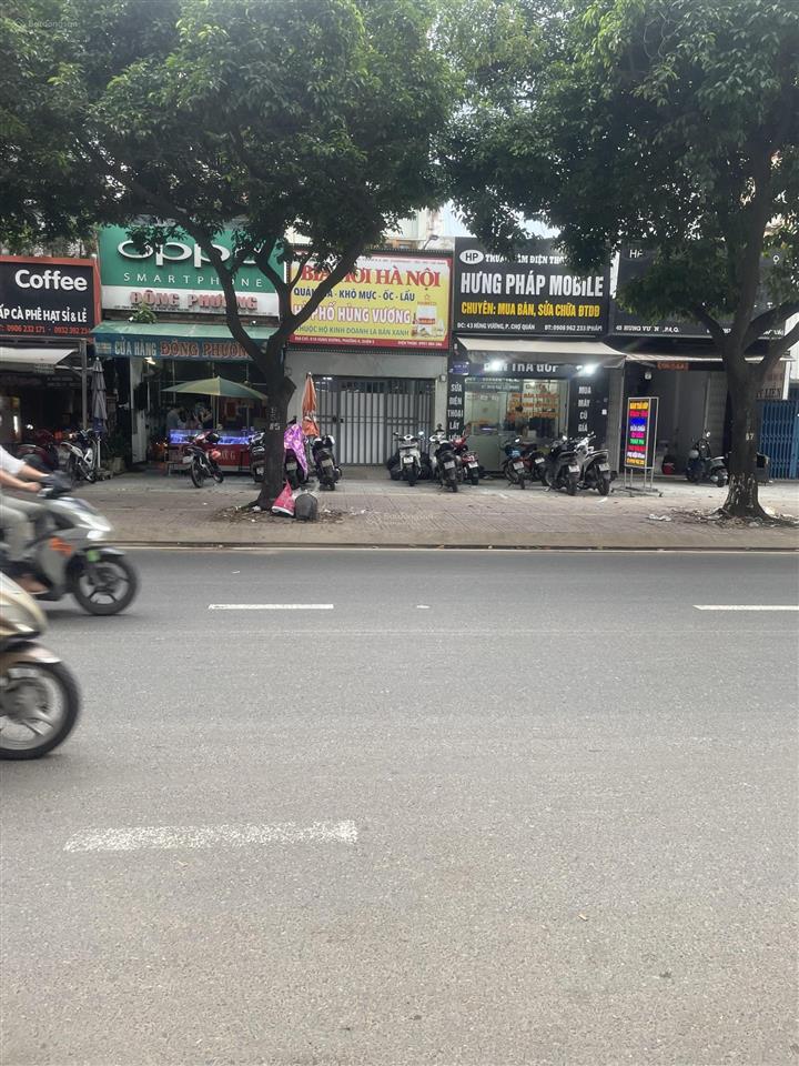 Cho thuê nhà mặt tiền đường hùng vương gần chợ hoa hồ thị kỷ quận 5