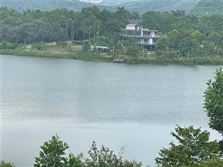 Bán đất nghỉ dưỡng 3933m2 bám mặt hồ đồng chanh, cư yên, lương sơn, hoà bình