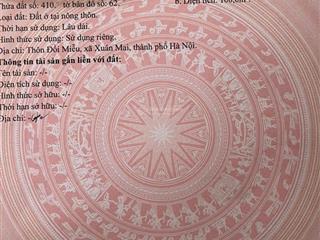 Chính chủ gửi bán lô đất trục chính kinh doanh 
vị trí chợ cá, xuân mai, 100m2 full thổ