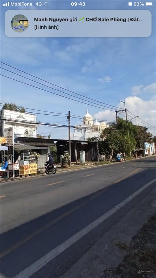 14 triệu/m2 (có thổ cư) 460 m2 mặt tiền trục chính gần vành đai 3  ngang 10m giáp cn bình dương