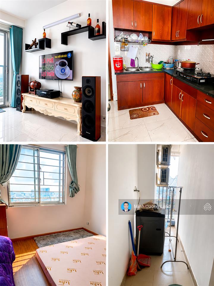Bán căn hộ chung cư phạm văn hai, 66m2, sổ hồng riêng, tầng 12, 2pn, cho thuê 16 triệu/tháng