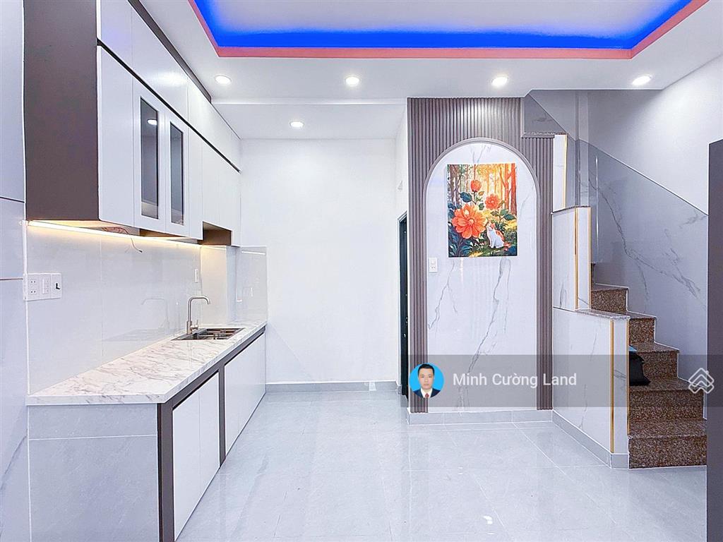 Bán nhà đẹp mặt tiền đường số 6, gần chợ gò vấp, 4.5x8m, 2 tầng btct, giảm 600triệu chỉ 4.8tỷ tl