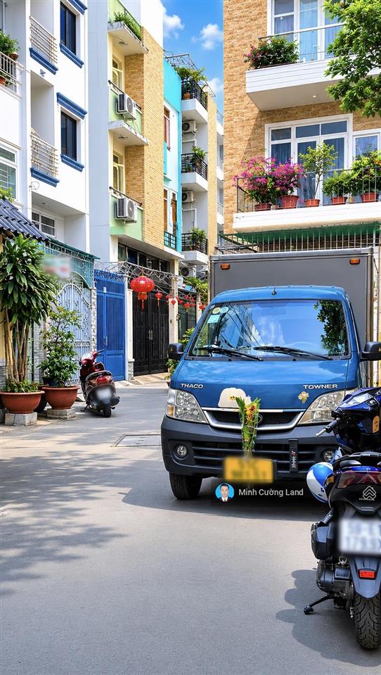 Bán nhà hẻm xe hơi thích quảng đức, gần phan xích long, 4.1x15m, 3 tầng 4pn, cho thuê 17triệu/tháng
