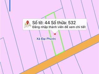 Bán đất tại xã phú đông, 1,85 tỷ, 94m2, mặt tiền 4,8m, pháp lý đầy đủ