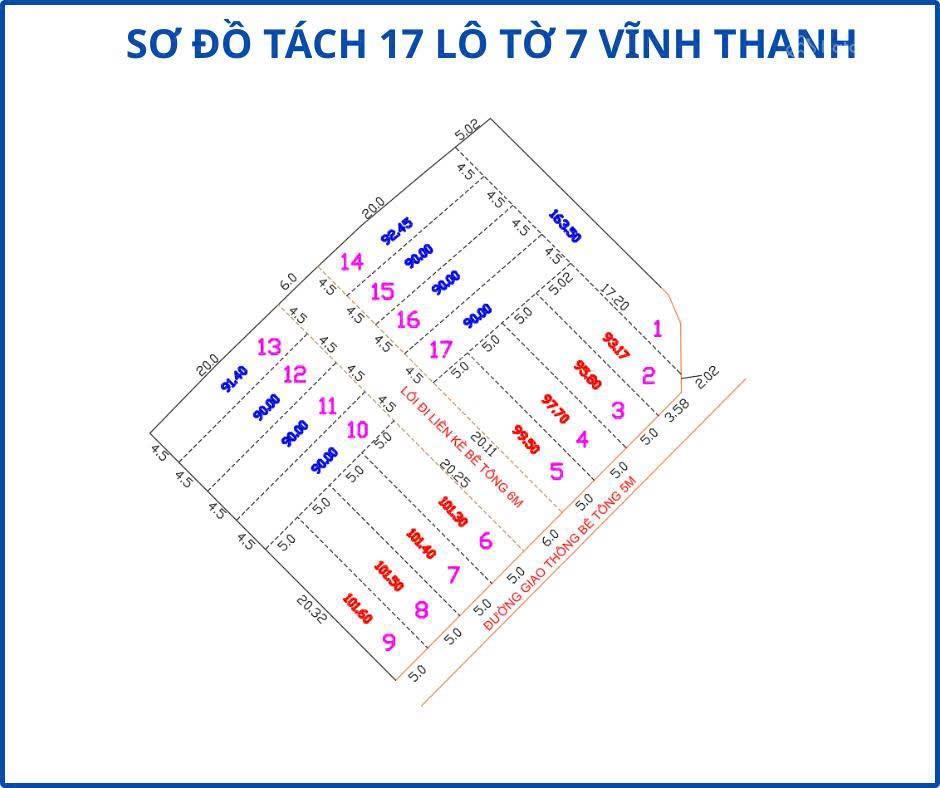 Gia đình cần tiền cần bán gấp lô đất f0 đang tách thửa. giá siêu hời cho nhà đầu tư.