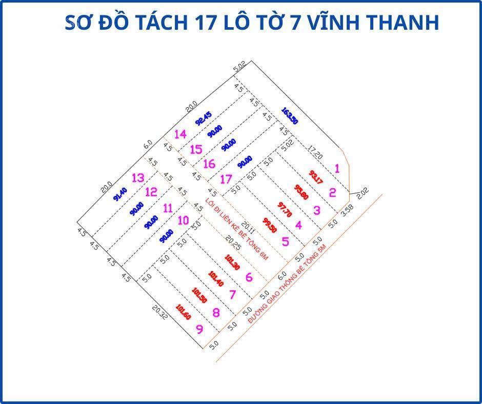 Gia đình cần tiền, cần bán gấp lô đất vị trí ngay khu dân cư bắc thần vĩnh thanh. giá chỉ 1ty350tr