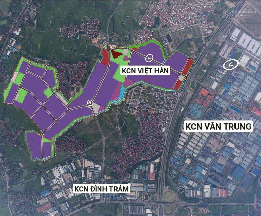 Cần bán hơn 1,4ha (14530m2) đất thương mại dịch vụ trong kcn việt hàn, bắc ninh