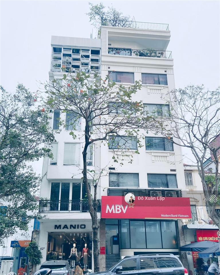 Bán nhà mặt phố đặng thùy trâmphạm tuấn tài, kinh doanh, 3 ô tô tránh dừng đỗ, thang máy. 80m2*6t
