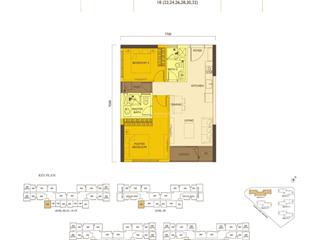 Chưa khi nào rẻ như thế này, 62.2m2 căn góc 2 ngủ, 2 vệ sinh giá từ 5.2 tỷ. chủ nhà thiện chí bán