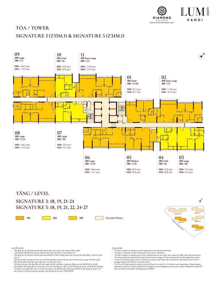 Bán hoa hậu 3 phòng ngủ 117.8m2 giá như căn 1pn tại cao xà lá