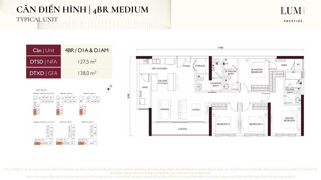 Căn 4 phòng ngủ 127m2 giá như 2 ngủ cao xà lá ko mua đây thì mua đâu