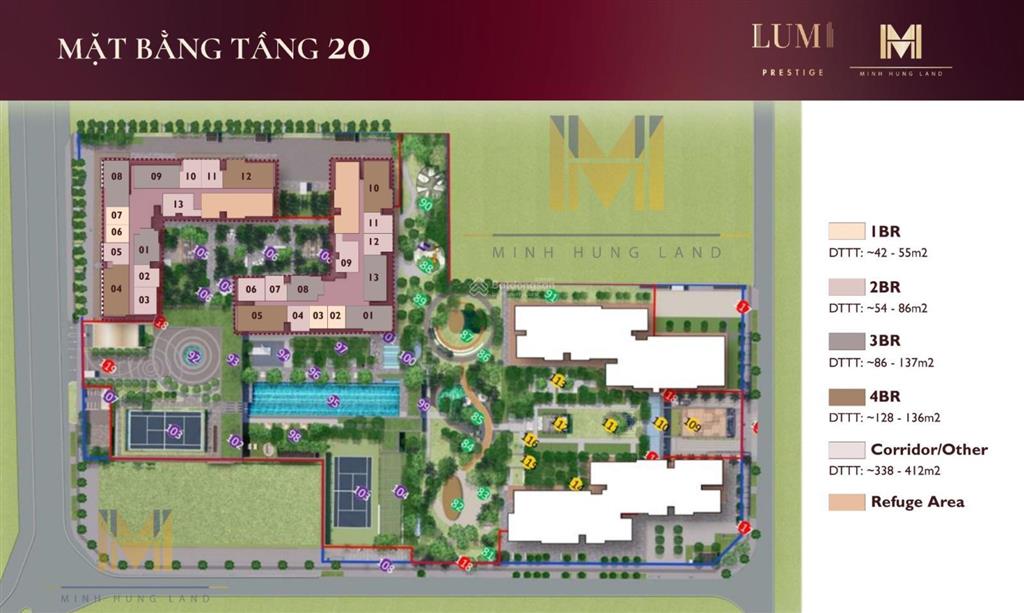 Căn 4 phòng ngủ đẹp nhất dự án lumi hà nội như 1 ngủ cao xà lá đáng mua quá