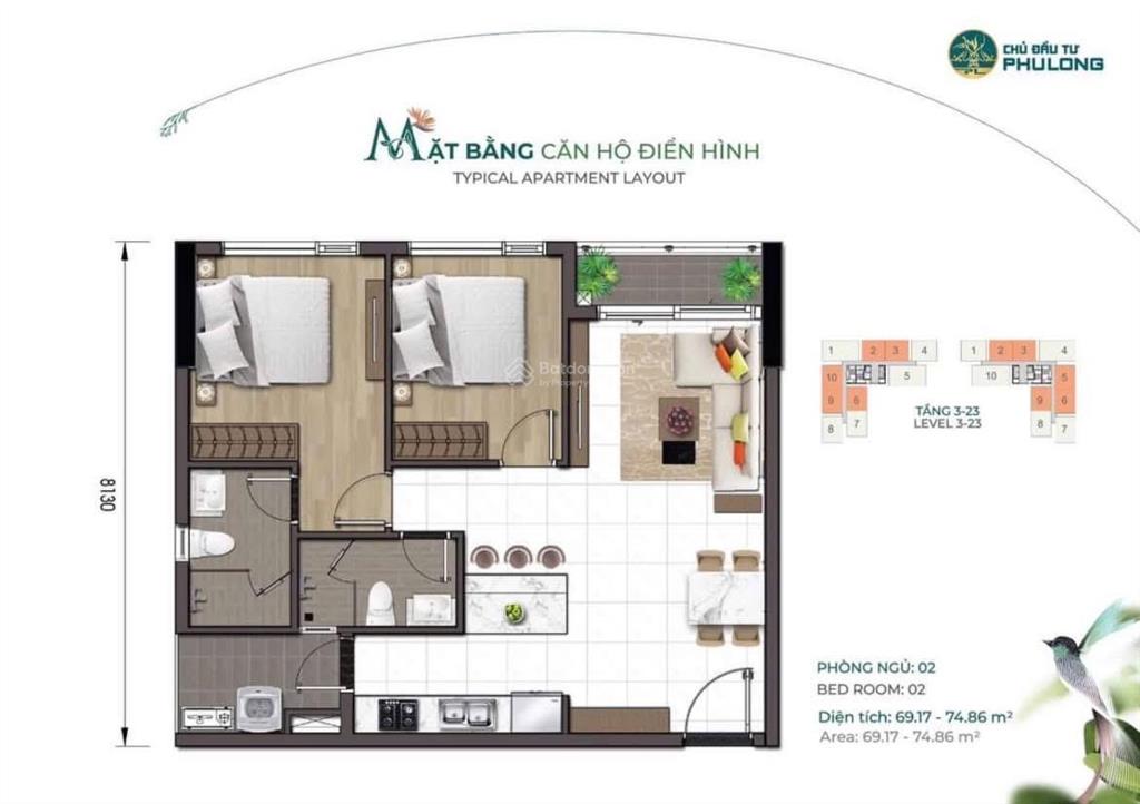 Bán căn hộ essensia sky 74,86m² view công viên giá 5.35 tỷ (đã vat+2% pbt).  0931 277 *** mr long