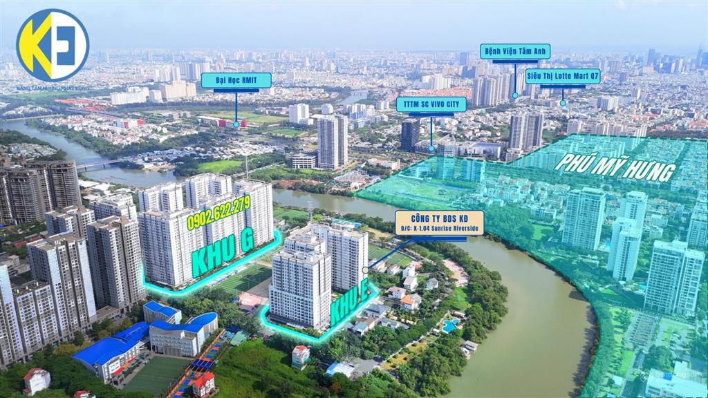 Cần bán ch sunrise riverside 35 m2  1 pn 1 wc full nội thất  2,65 tỷ  cách rmit 1.5km