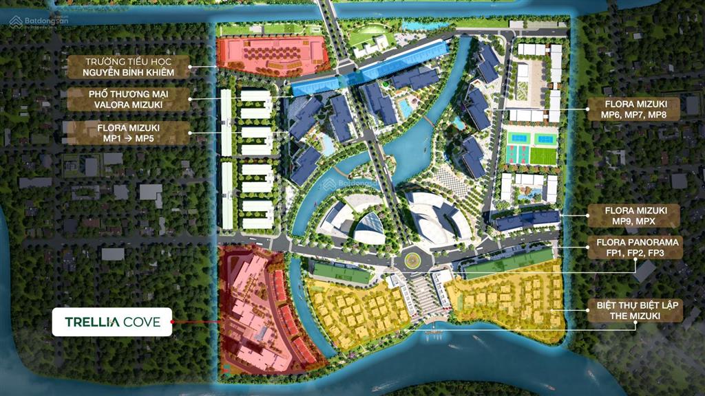 Căn hộ 2pn 2wc tại trellia cove, bình chánh, 5,667 tỷ, 73,8m2, mua trực tiếp từ cđt  0931 277 ***