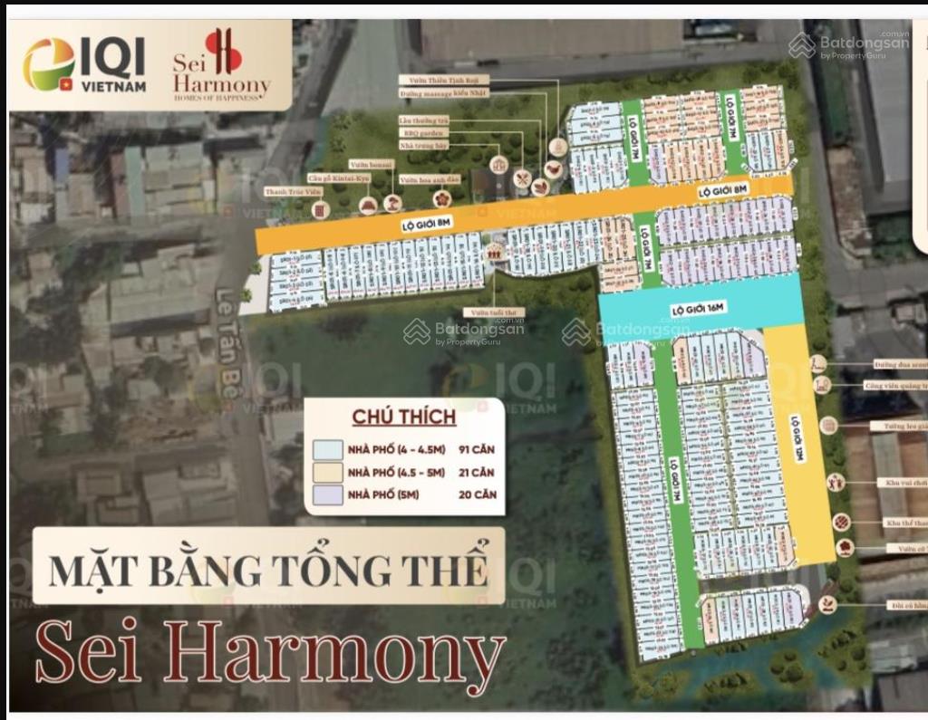 Chính chủ cần bán nhà phố  lô gốc kdc seiharmony mặt đường 7m đường lê tấn bê gần kđt akari city
