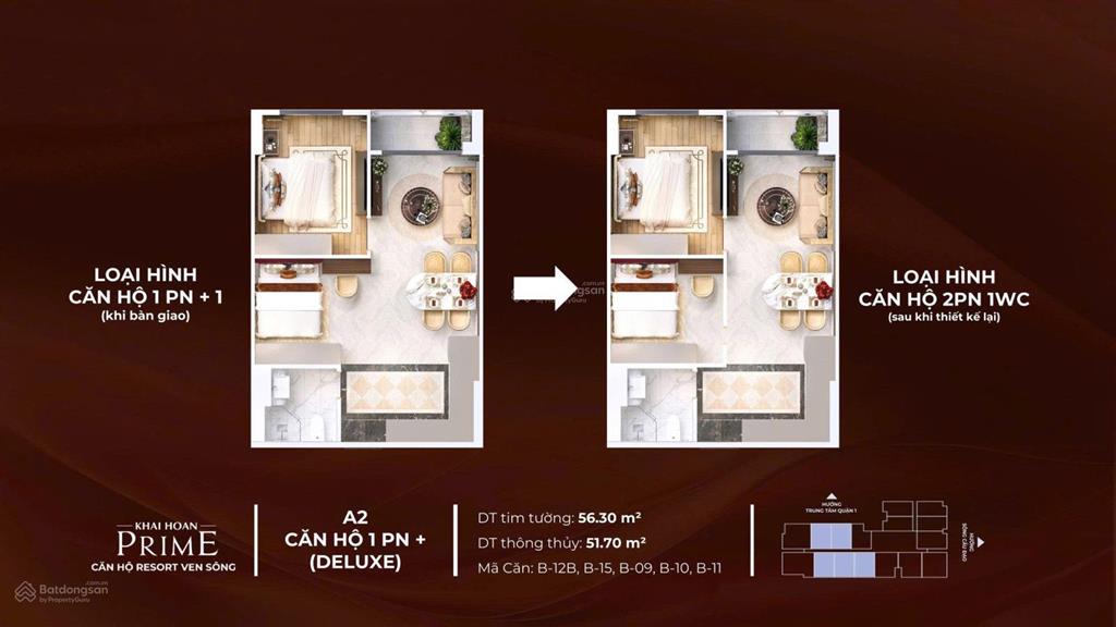 Bán căn hộ khải hoàndiện tích 56.26m2giá 3,8 tỷ có vat  quý 2/2027 nhận nhà  lầu cao view đẹp