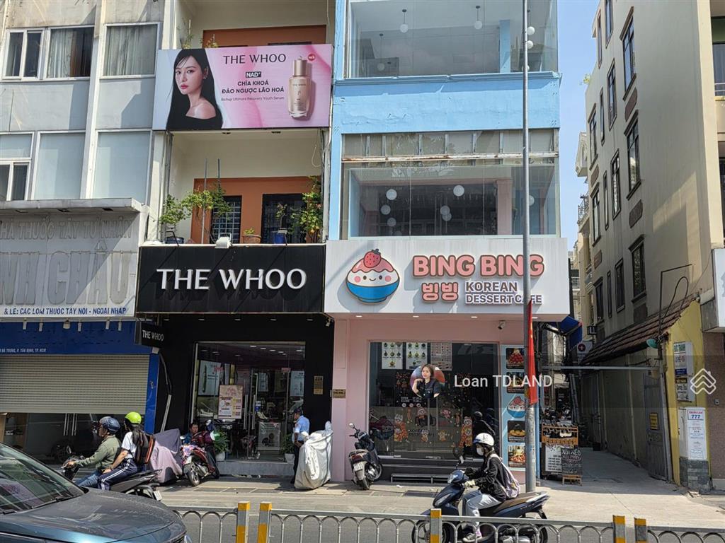 Cho thuê mt hai bà trưng đối diện nhà thờ tân định dt 5x20 giá 70tr