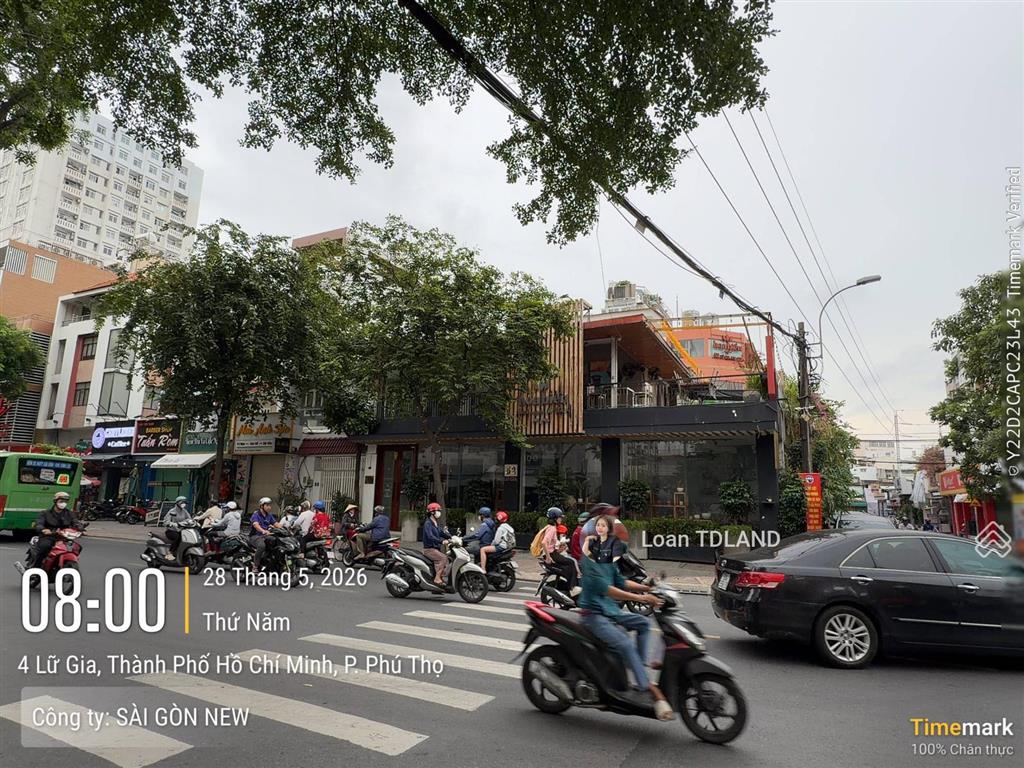 Hot cho thuê góc 2 mặt tiền 52 lữ gia, quận 11 diện tích khủng 15x15m