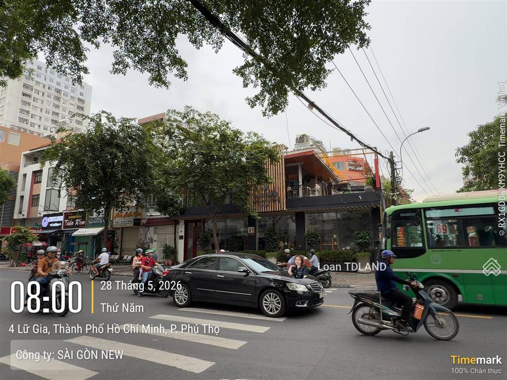 Hot cho thuê góc 2 mặt tiền 52 lữ gia, quận 11 diện tích khủng 15x15m