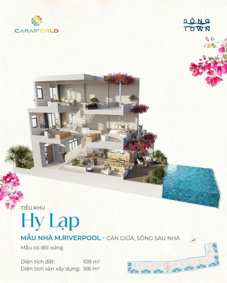 Hot  nhà phố biển sông town full nội thất  chiết khấu 33,5%  sở hữu lâu dài