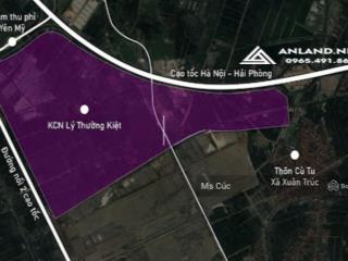Cđt bán đất xây nhà máy kcn lý thường kiệt  hưng yên