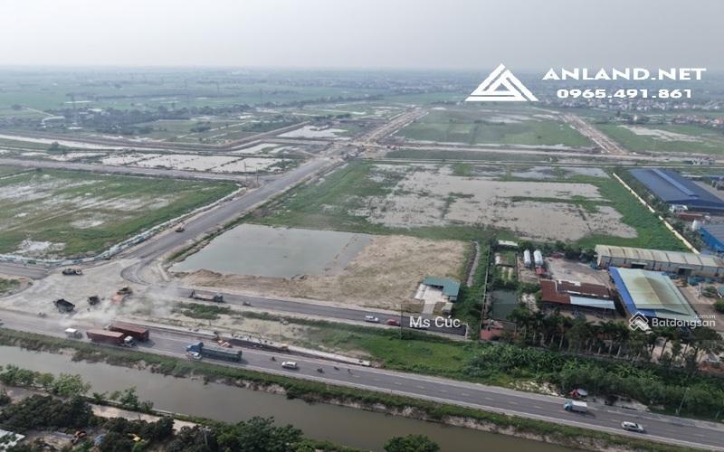 Bán đất ccn quán đỏ xã đoàn đào  hưng yên. nhận mặt bằng xây dựng ngay