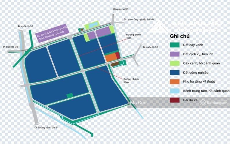 Bán 1ha đất xây nhà máy kcn kim bảng 1 tỉnh hà nam. giá 3tr/m2