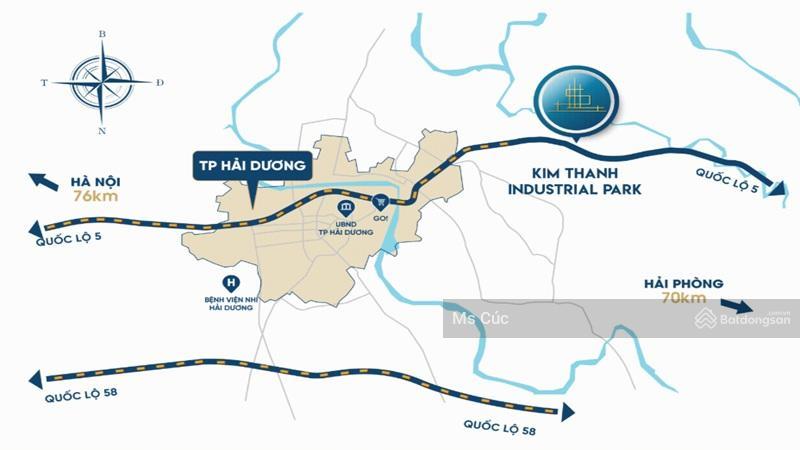 Bán đất kcn kim thành tỉnh hải dương cũ. giá 3tr/m2