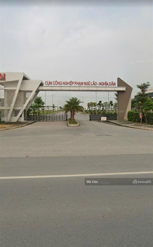 Trực tiếp cđt bán đất xây nhà máy tại ccn phạm ngũ lão  nghĩa dân