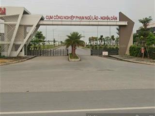 Trực tiếp cđt bán đất xây nhà máy tại ccn phạm ngũ lão  nghĩa dân