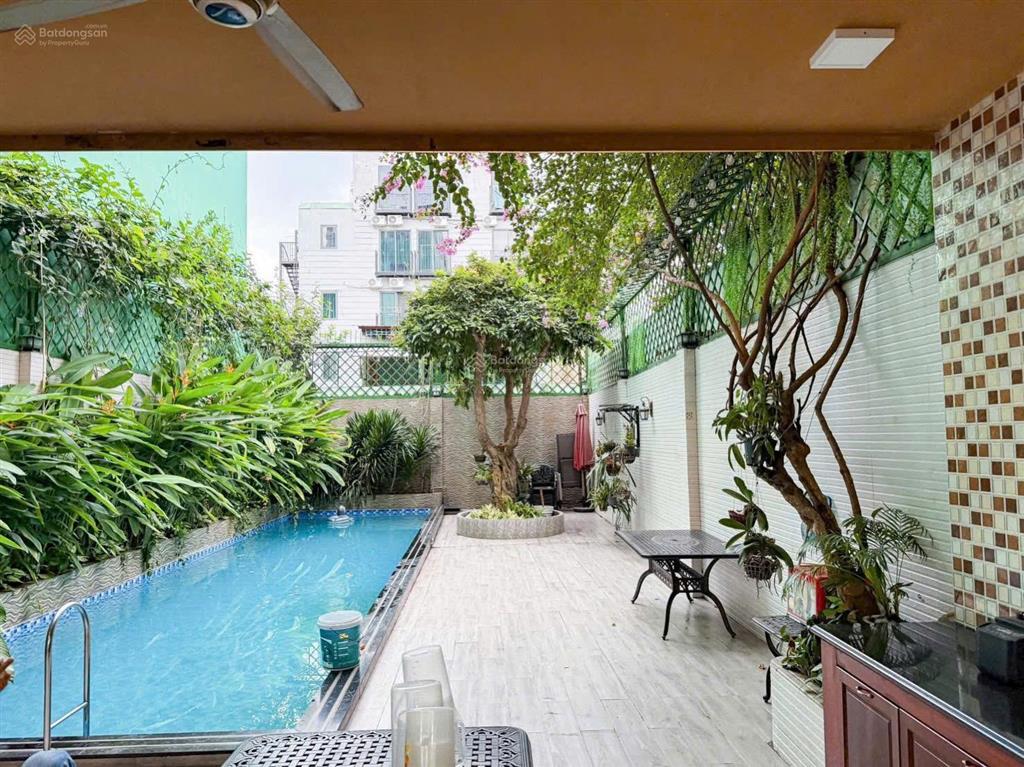Bán biệt thự có hồ bơi minh phụng q11, dt 17 x 15m trệt 4 lầu giá 26 tỷ