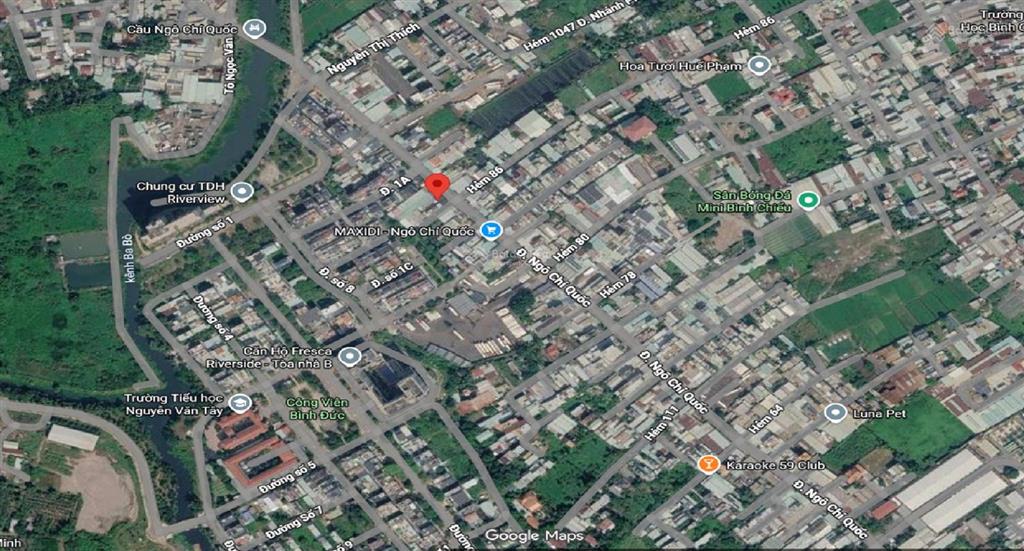 Bán nhà mt ngô chí quốc thủ đức  417m2 đất  giá 22,5 tỷ