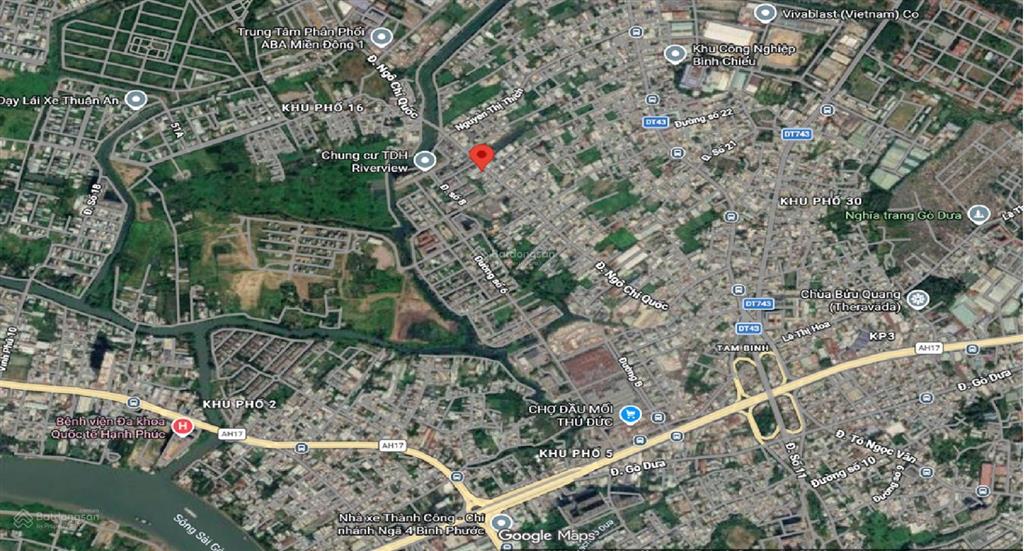 Bán nhà mt ngô chí quốc thủ đức  417m2 đất  giá 22,5 tỷ