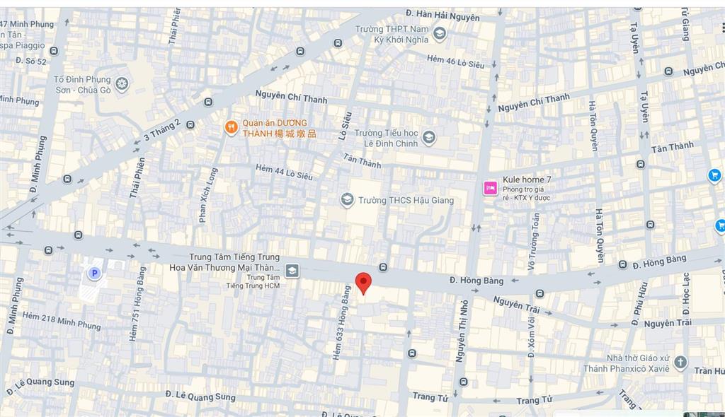 Siêu phẩm mặt tiền hồng bàng q6  ngang 6.9m cực hiếm  hđ thuê sẵn 55tr