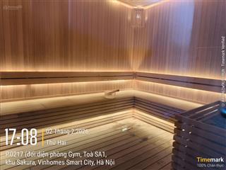 C chủ cho thuê cc vừa ở+kinh doanh tầng 3 duy nhất có xông khô ướt sục gym riêng tại t2 sa1, sakura