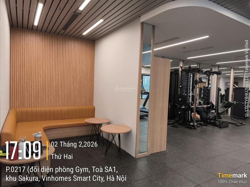 C chủ cho thuê cc vừa ở + kinh doanh tầng 3 có xông khô ướt sục gym riêng tại t2 sa1, sakura