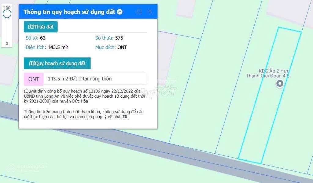 Chính chủ bán đất đức hoà  long an