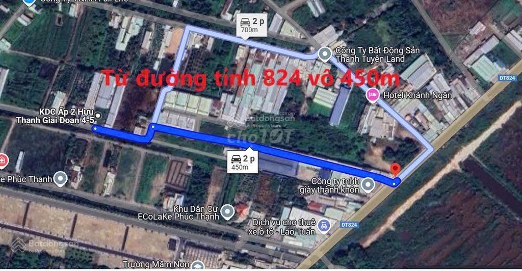 Chính chủ bán đất đức hoà  long an