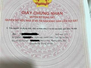Cơ hội cho nhà đầu tư  sinh lời nhanh tay sở hữu mảnh đất 26m sổ mt4m đường tân mai , giá 5,2 tỷ