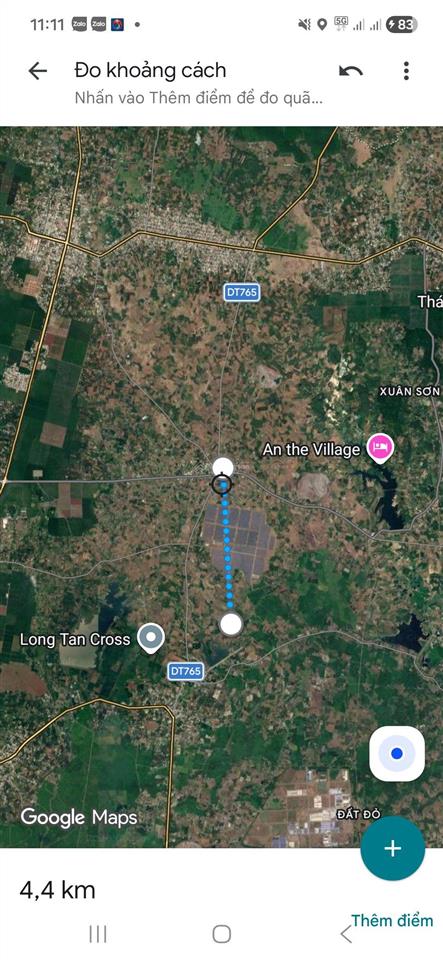 Bán đất tại xã long tân, huyện long đất, bà rịa vũng tàu, 4,7 tỷ, 424m2 100m2 thổ cư