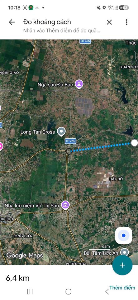 Bán đất 1000m2 tại xã phước long thọ, 6,8 tỷ vnd