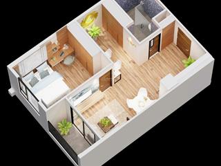 Bán căn hộ 1pn tầng cao đẹp, vốn bỏ ra chỉ hơn 900tr, t6/2026 nhận nhà để ở hoặc cho thuê 710tr.